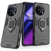 Case for OnePlus 11 5G, Kickstand Ring, black