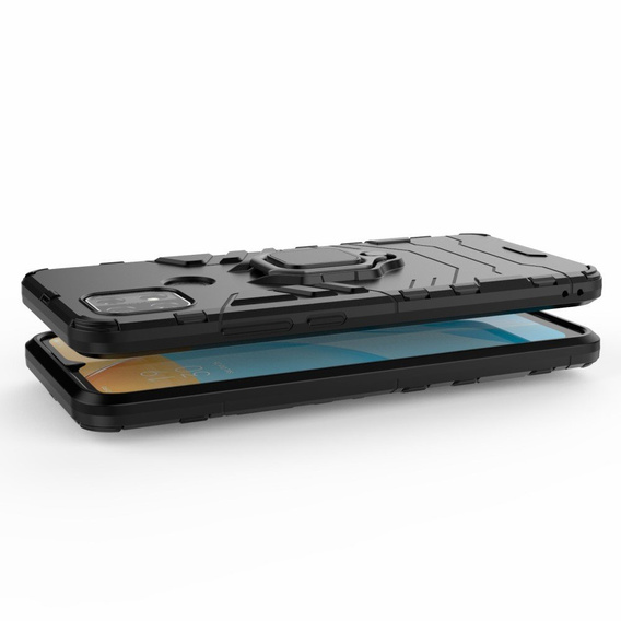 Case for Oppo A15 / A15s, Kickstand Ring, black