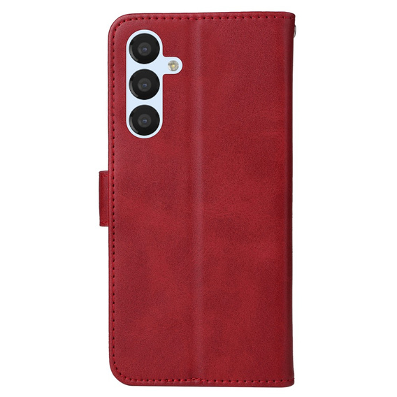 Flip case for Samsung Galaxy A34 5G, Leather Wallet, red