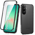 Case for Samsung Galaxy A26, Magnetic Dual Glass, black