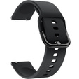Silicone strap 20mm, Black