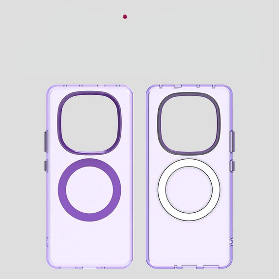 Case for Xiaomi Redmi Note 14 Pro 5G / Poco X7 5G, Fusion Hybrid, for MagSafe, purple