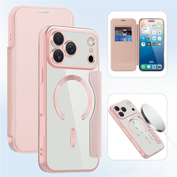 Wallet MagSafe RFID flip case with camera protection for iPhone 17 Pro Max