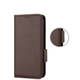 Flip case for Xiaomi Redmi Note 12 5G / POCO X5 5G, Wallet Litchi Magnet, brown