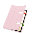 Case for Samsung Galaxy Tab S10+ Plus, Smartcase with stylus space, pink