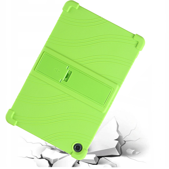 Silicone case for Lenovo Tab M10 Plus 10.6 Gen 3 TB-125F TB-128F, Impact, armor, green