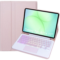 Case with backlit Bluetooth keyboard and touchpad for Samsung Galaxy Tab A11+