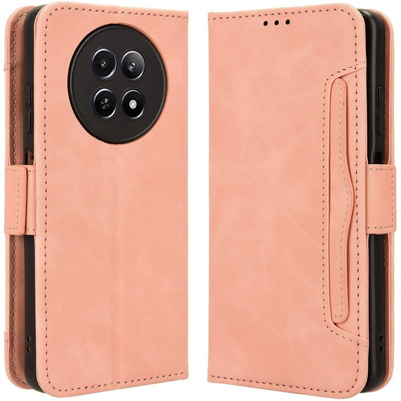 Flip case for Realme 12, Card Slot, pink