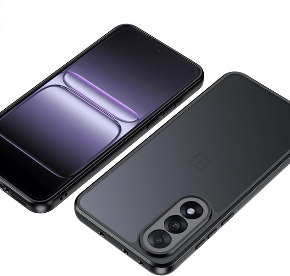 Case for OnePlus Nord 5, Fusion Hybrid, transparent / black