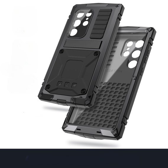 Armored case for Samsung Galaxy S25 Ultra, R-JUST, black
