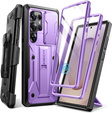 Case for Samsung Galaxy S25 Ultra – Tongate MECH Series Belt Clip, purple