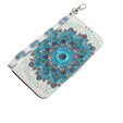 Flip case for Xiaomi Redmi Note 12 4G, Wallet mandala, white