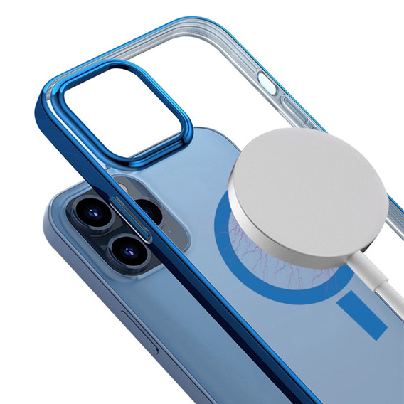 Case for iPhone 13 mini, ERBORD Hybrid MagSafe Case, blue