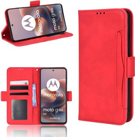 Flip case for Motorola Moto G86 Power 5G, Card Slot, red