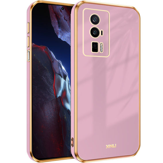 Case for Poco F5 Pro 5G, Glamour CamShield, purple