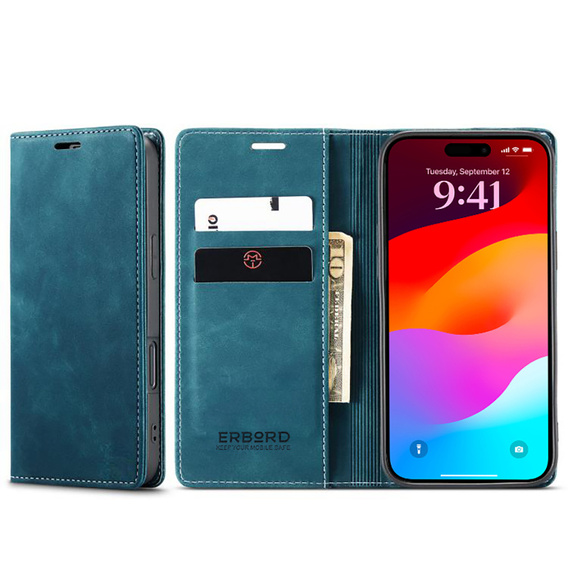 ERBORD Vintage case - flip wallet for iPhone 17 Pro Max