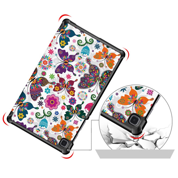 Case for Samsung Galaxy Tab A7 Lite, Smartcase, Butterfly
