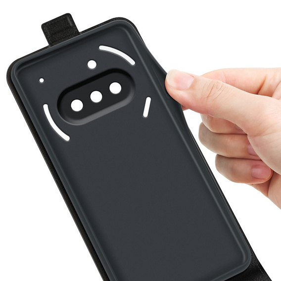 Flip case for Nothing Phone 3a, Flip, black