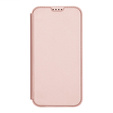 Dux Ducis case for iPhone 17, Skin Pro, with flap, with card slot, pink