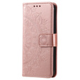 Flip case for Xiaomi Redmi Note 12 4G, Mandala, pink rose gold