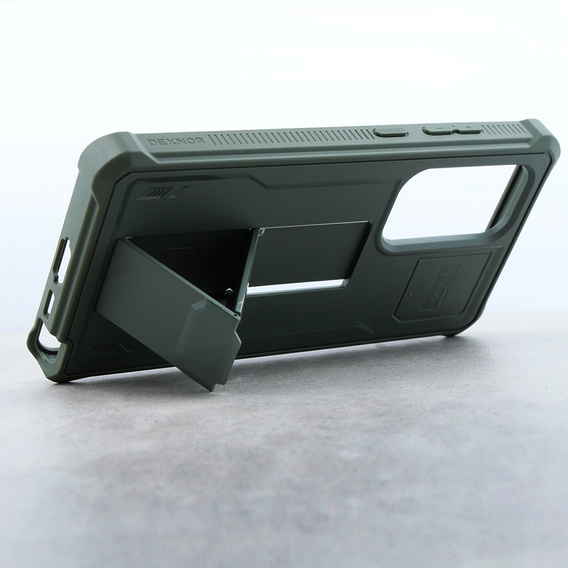 Armored case for Samsung Galaxy S23 Ultra, Dexnor Full Body (Two Frames), green
