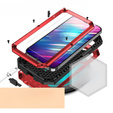 Case for iPhone 14 Pro, R-JUST CamShield Slide, armoured, red / black