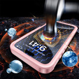 Case for iPhone 16 Plus, Shockproof, with glass, for MagSafe, pink