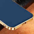 Case for Samsung Galaxy S23 Ultra, Cowhide Leather, dark blue