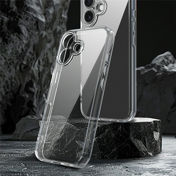 Case for iPhone 17, with camera cover, transparent
