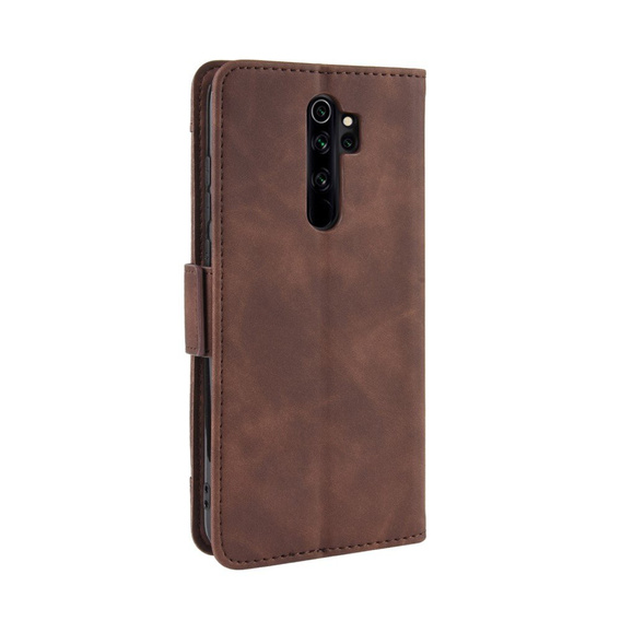 Flip case for Xiaomi Redmi Note 8 Pro, Card Slot, brown