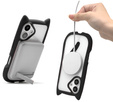 Case for iPhone 16, for MagSafe, Cute Cat, black + Screen Glass