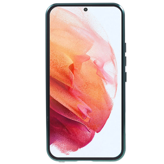 Case for Samsung Galaxy S21, Magnetic Dual Glass, green