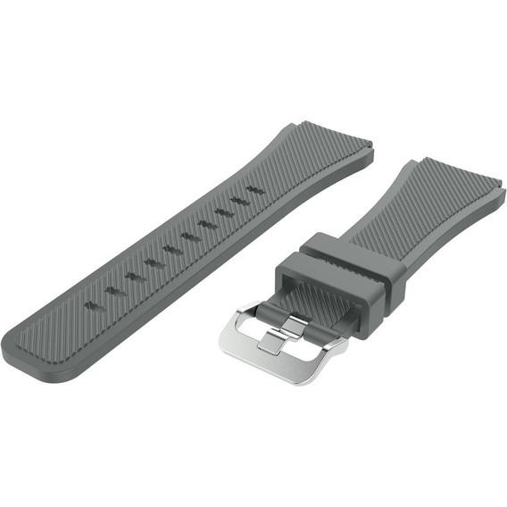 Silicone strap Twill Texture 20mm, Cyan