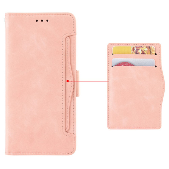 Flip case for Xiaomi 14 Ultra, Card Slot, pink