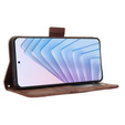 Flip case for Xiaomi Redmi Note 14 4G, Card Slot, brown