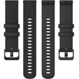 Silicone strap for Huawei Watch GT Runner / GT 3 46mm, Black