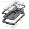 IP68 Waterproof Case for iPhone 15, SHELLBOX MagSafe, black
