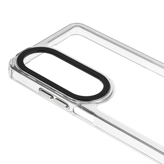 Case for Oppo A60, Fusion Hybrid, transparent