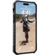 Urban Armor Gear Case for iPhone 15 Pro Max, Pathfinder MagSafe, transparent / black