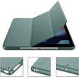 Case for iPad 7/8/9 10.2 2019/2020/2021, Smartcase, dark green
