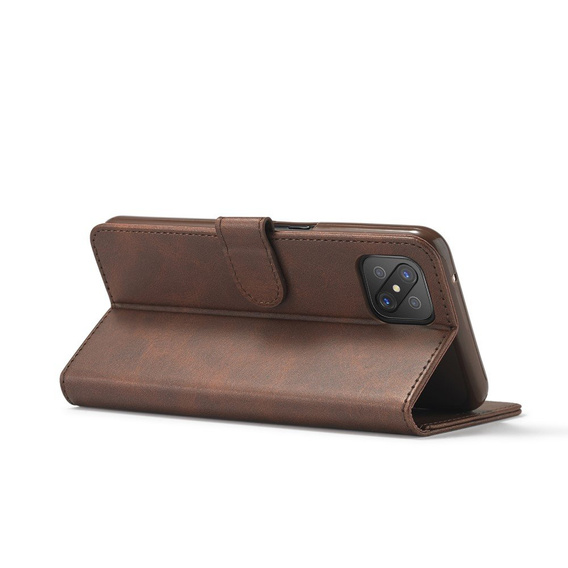 Flip case for Oppo Reno 4 Z 5G, LC.IMEEKE, brown