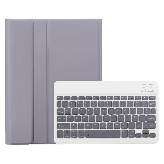 Case + keyboard iPad 10.9 2022 10 Gen, Pen Slot, purple