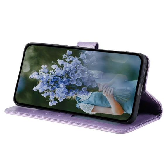 Flip case for Oppo A17, Mandala, purple