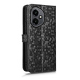 Flip case for Honor 400 5G, Wallet Rhombus, black