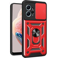 Case for Xiaomi Redmi Note 12 4G, CamShield Slide, red