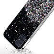 Case for Samsung Galaxy A51 4G, Glittery, black