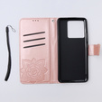 Flip case for Xiaomi 13T / 13T Pro, Butterfly, pink rose gold