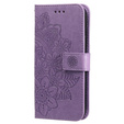 Flip case for Samsung Galaxy A14 4G/5G, Mandala Flower, purple