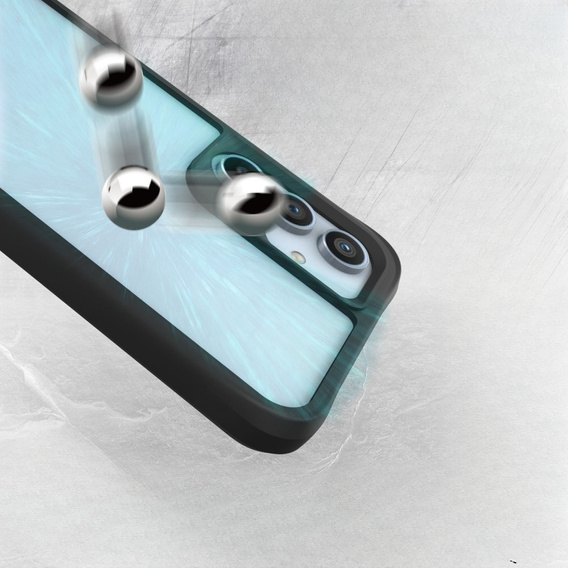 Case for Samsung Galaxy A54 5G, Fusion Hybrid, transparent / black
