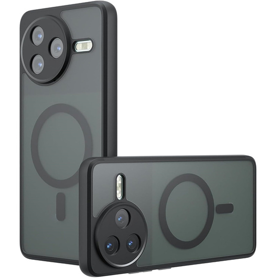 Case for Xiaomi Poco F7 Pro, for MagSafe, ERBORD Matt Case, black